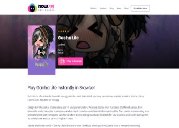 Enjoy Gacha Life Online: Design, Animate, and Share Your Story!