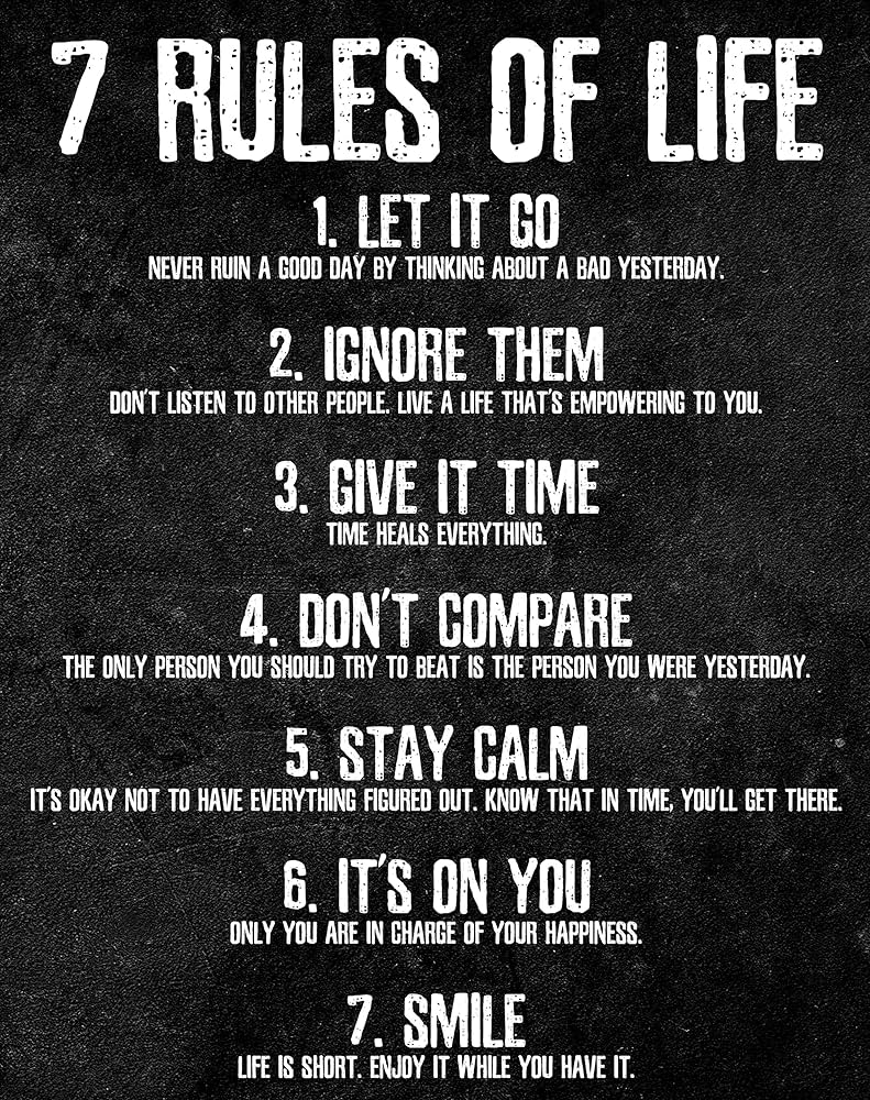 7 rules of life