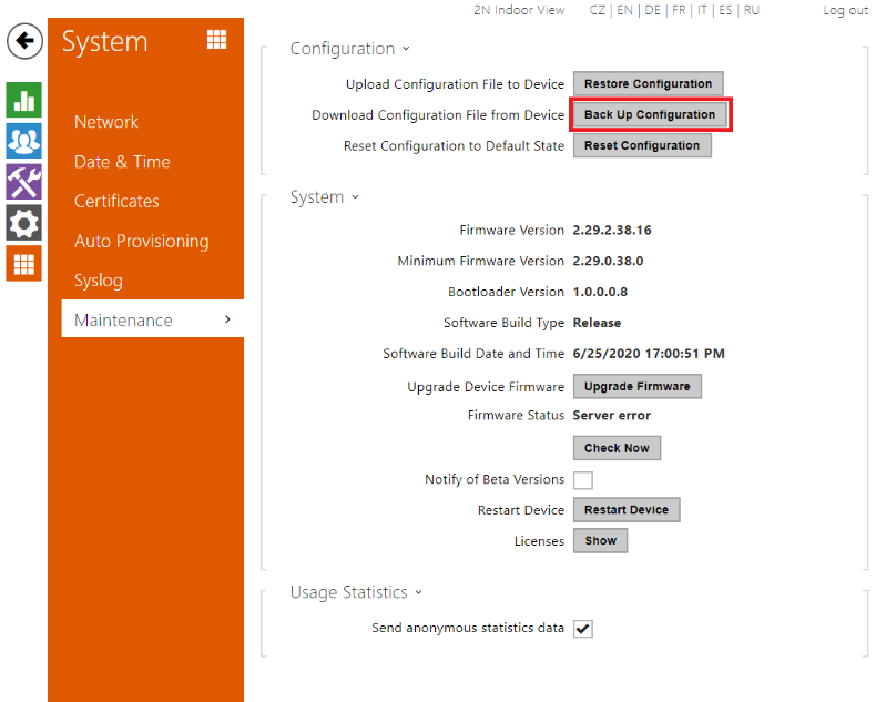 Troubleshooting Login Issues for 2N Indoor View: Cant Access Account?