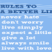 7 rules of life