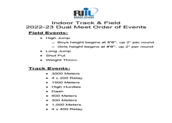 What Is Indoor Track？ Key Differences and Events Explained