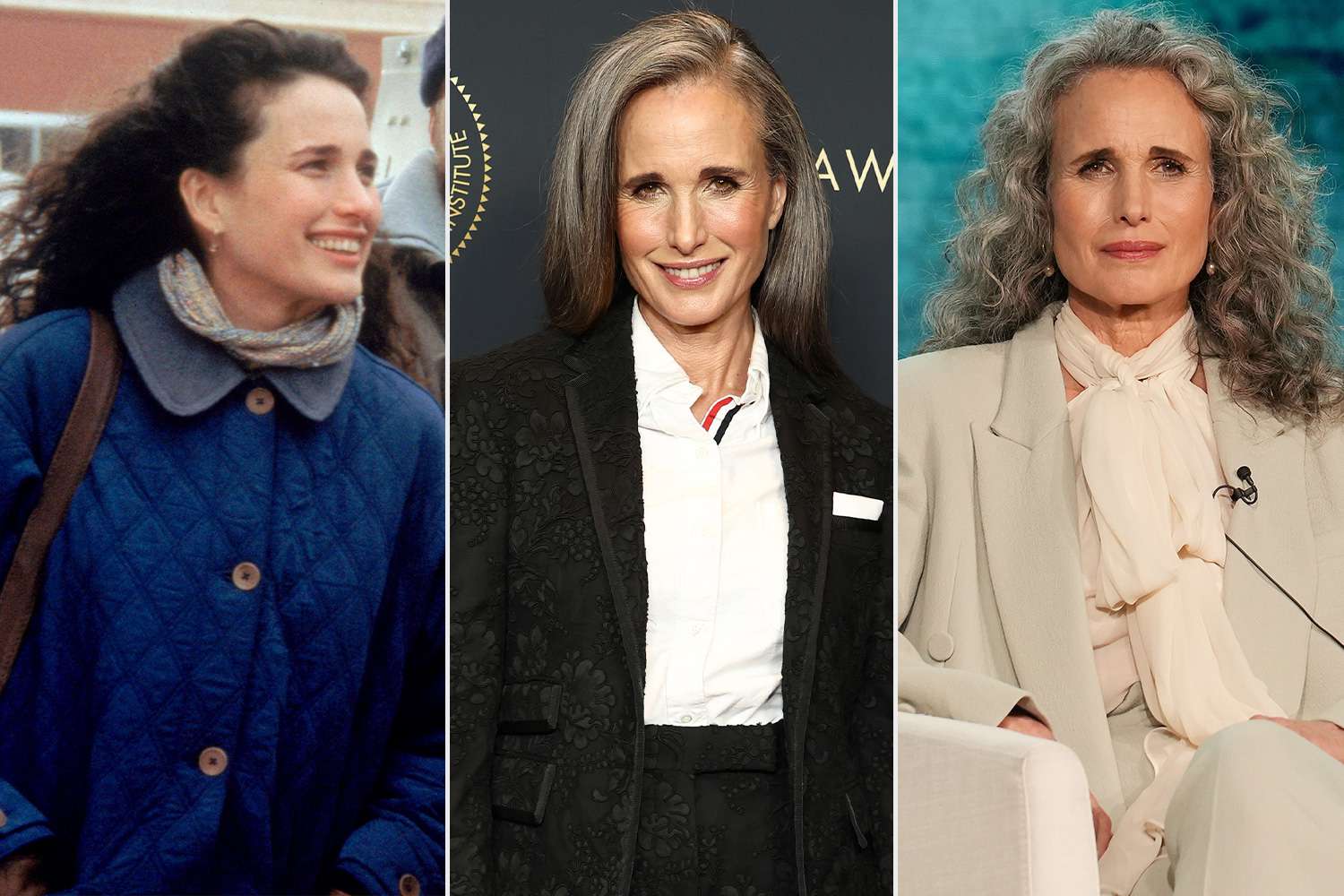 Discover Andie MacDowells Iconic Haircut Trends for 2024