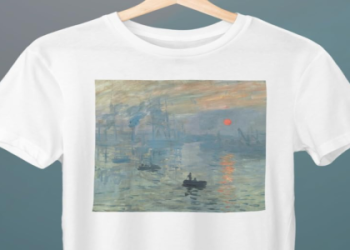 Claude Monet Graphic Tee – Unique Art-Inspired T-Shirt for Art Lovers