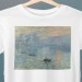 Claude Monet Graphic Tee – Unique Art-Inspired T-Shirt for Art Lovers