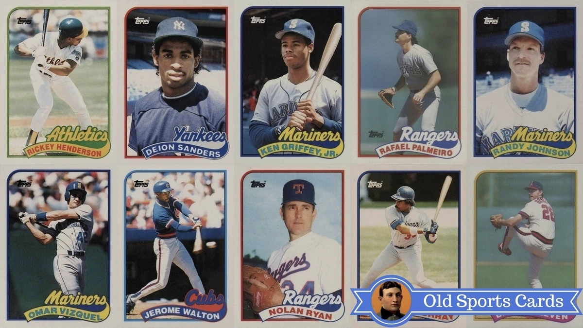 The Most Valuable 1989 Topps Baseball Cards and Their Market Prices