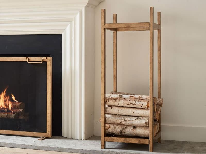 Best Indoor Firewood Holder for Organized Fireplace Storage