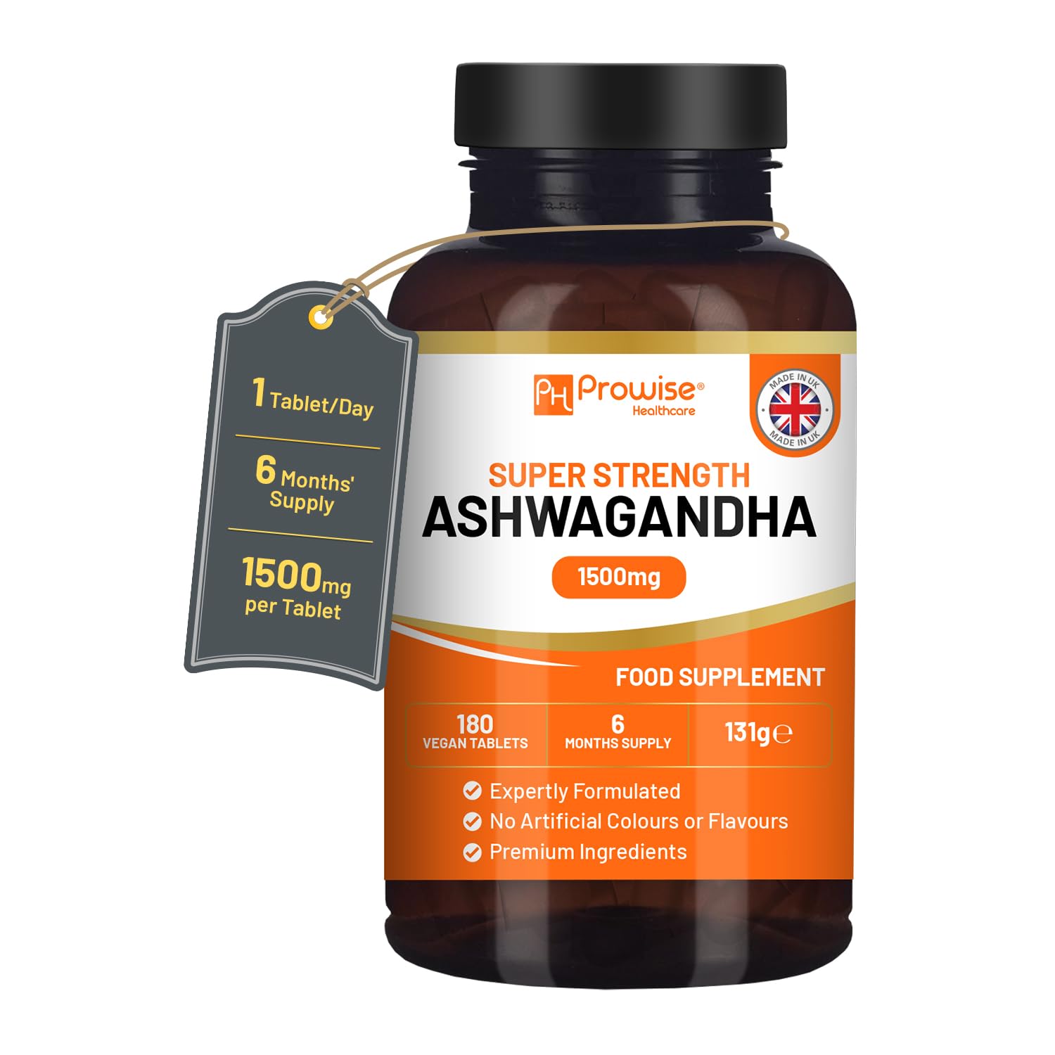 Prowise Healthcare Organic Ashwagandha: Boost Mood and Reduce Stress Naturally