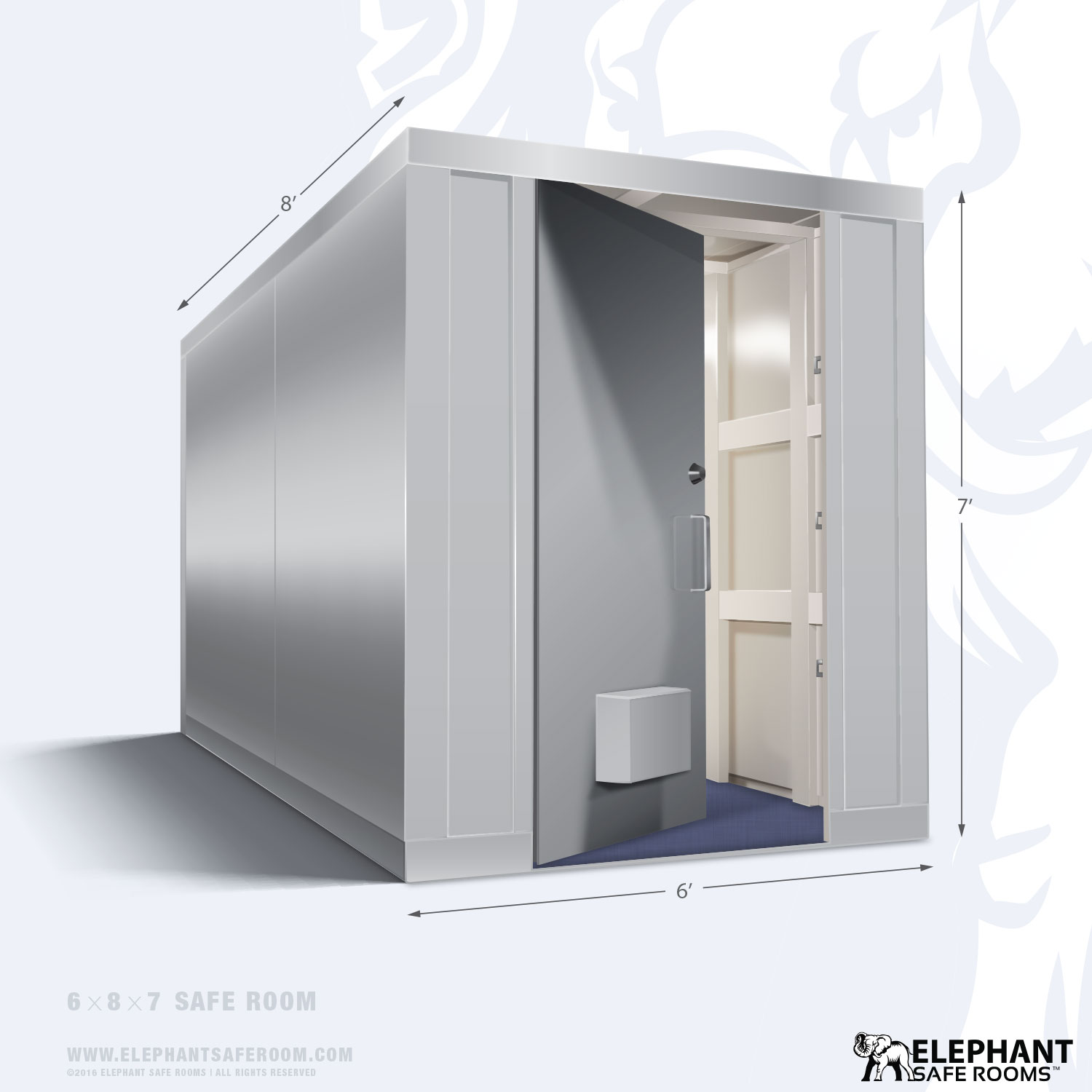Why Choose a 6x8 Indoor Storm Shelter for Tornado Safety?