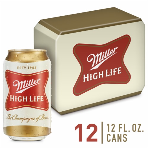 Miller High Life Lager Cans: Crisp American Beer with Signature Effervescence
