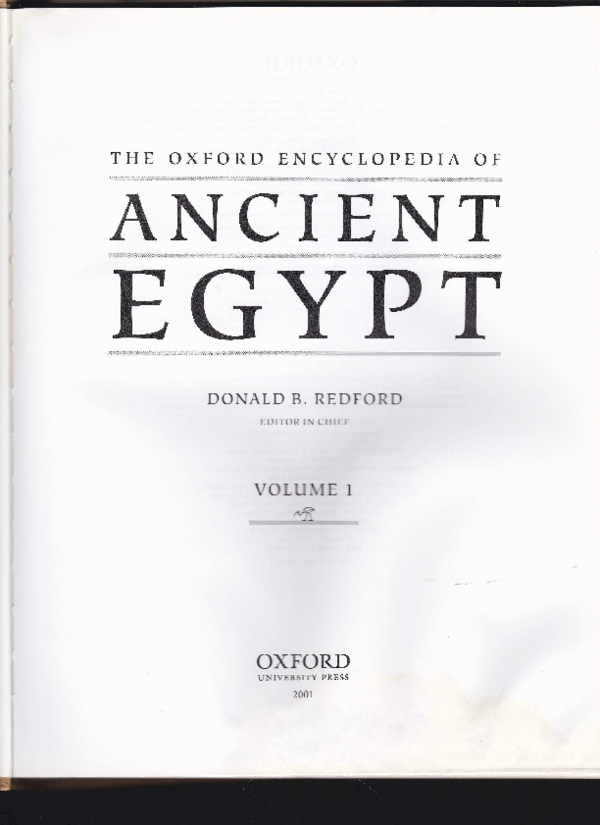Exploring Ancient Egypt Through The Oxford Encyclopedia: Key Insights and Articles