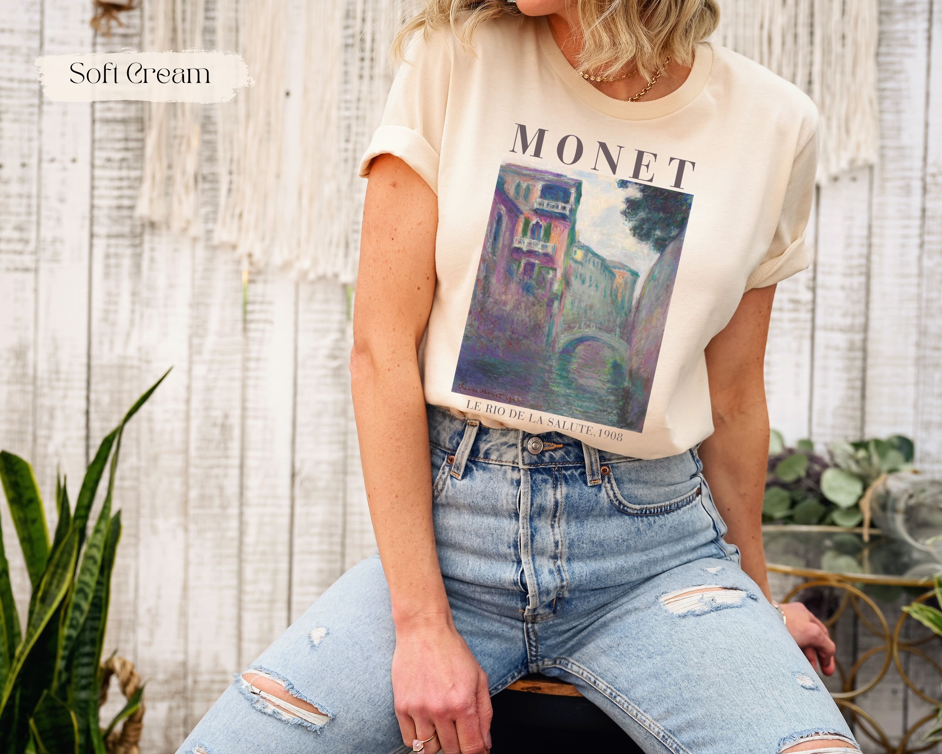 Claude Monet Graphic Tee – Unique Art-Inspired T-Shirt for Art Lovers
