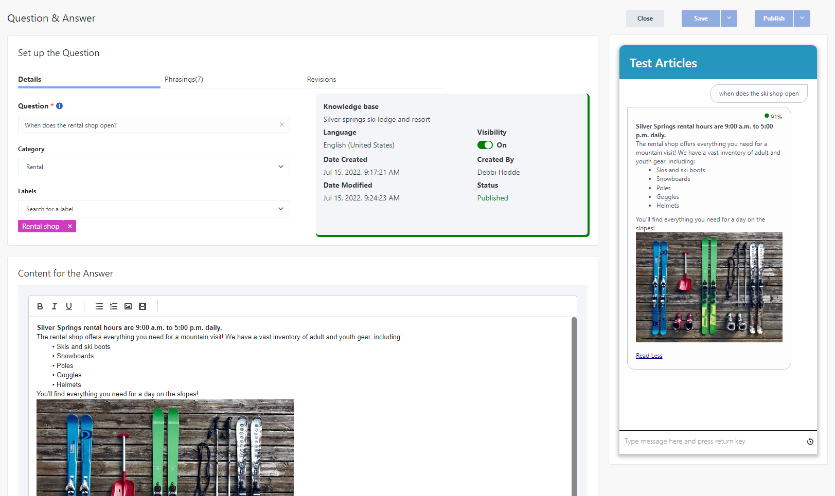 geneyss cloud knowledge base