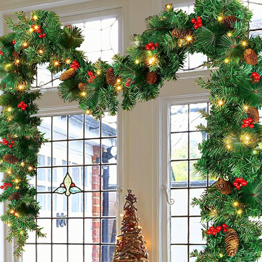 Lighted Garland Indoor: The Perfect Way to Add Sparkle to Your Home