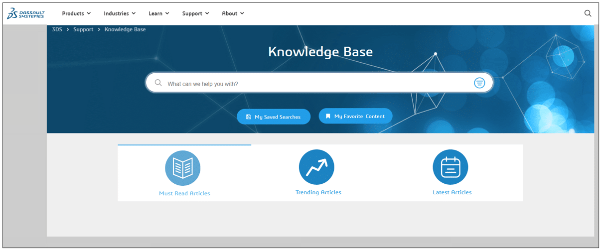 Getting Started with Dassault Systemes Knowledge Base Today