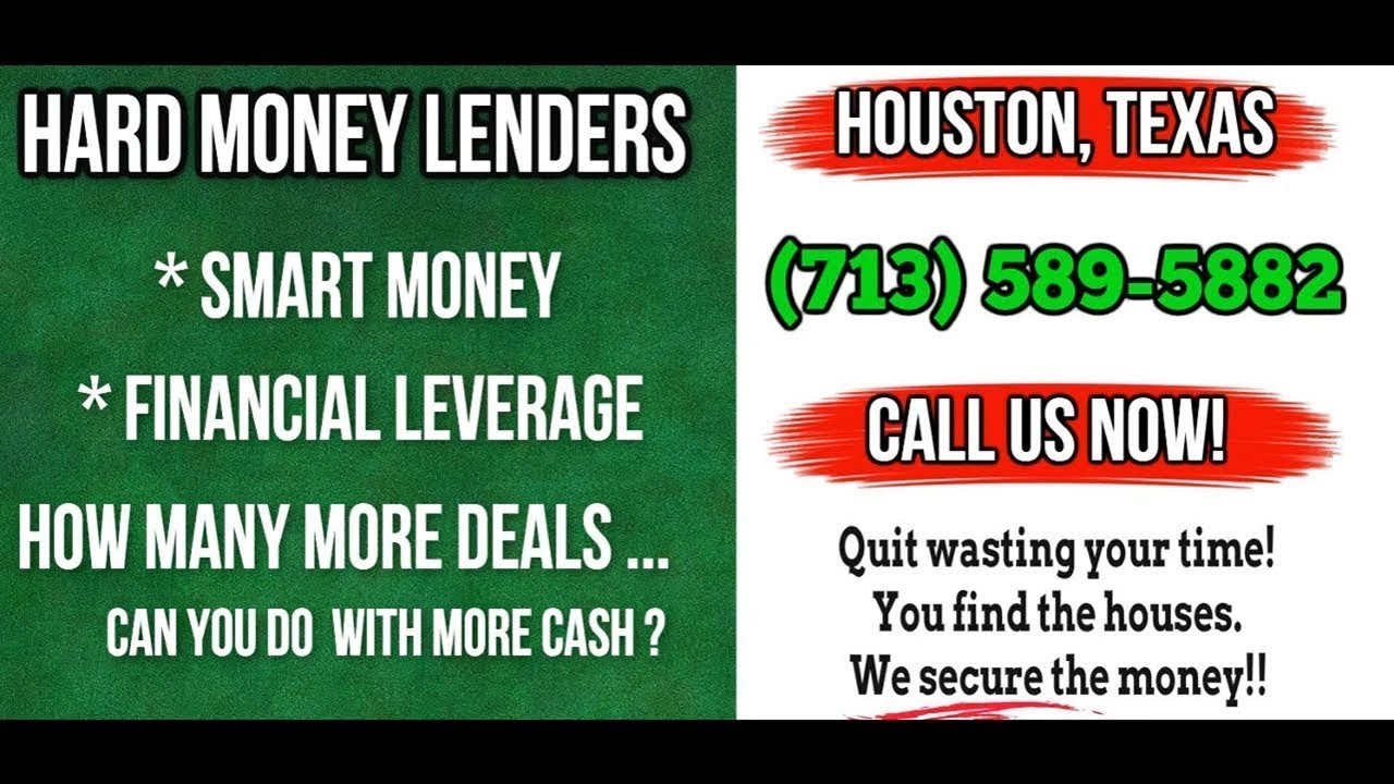 Hard Money Lenders Dallas TX: Your Quick Funding Solution - Bad Credit OK!