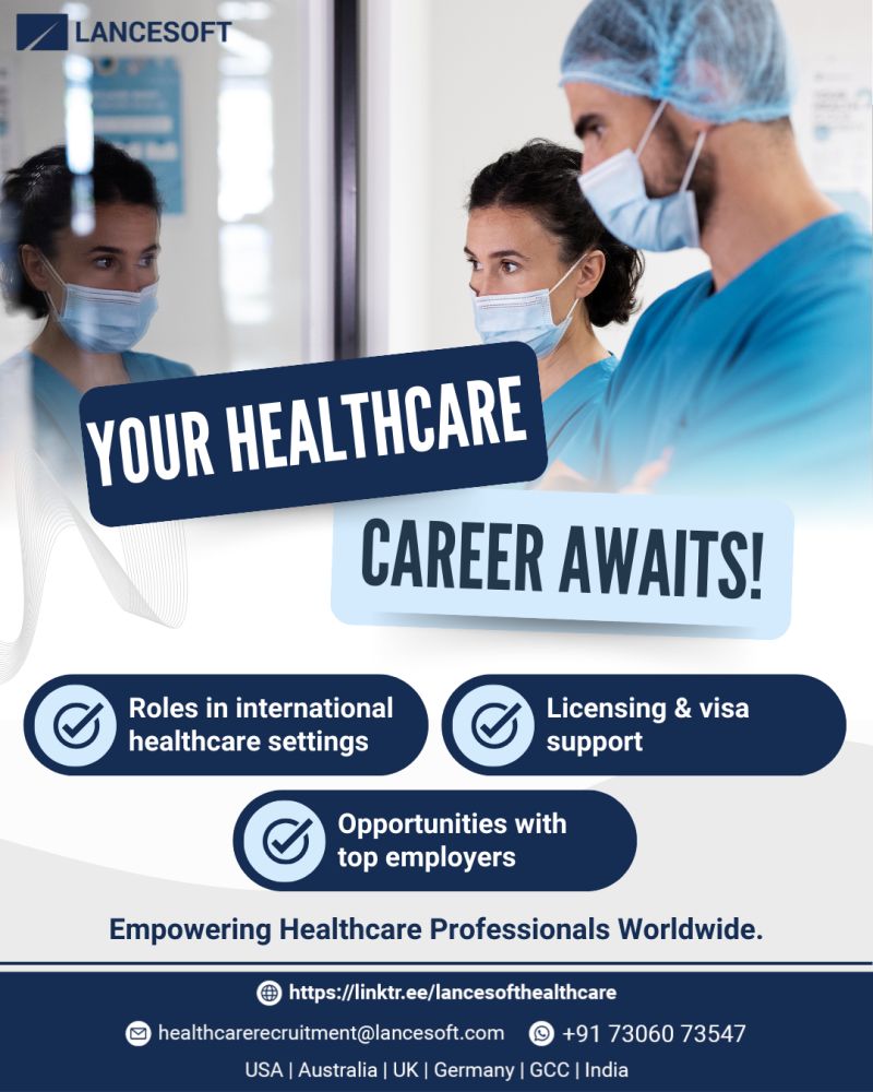 Lancesoft Healthcare Staffing: Your best choice for finding great healthcare positions