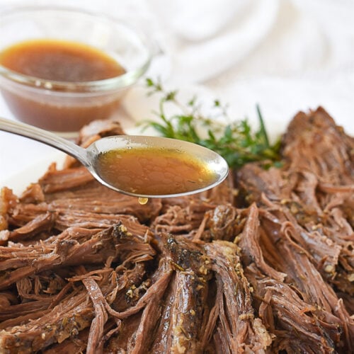 Best slow cooker tri tip recipe: Fall-apart tender meat!