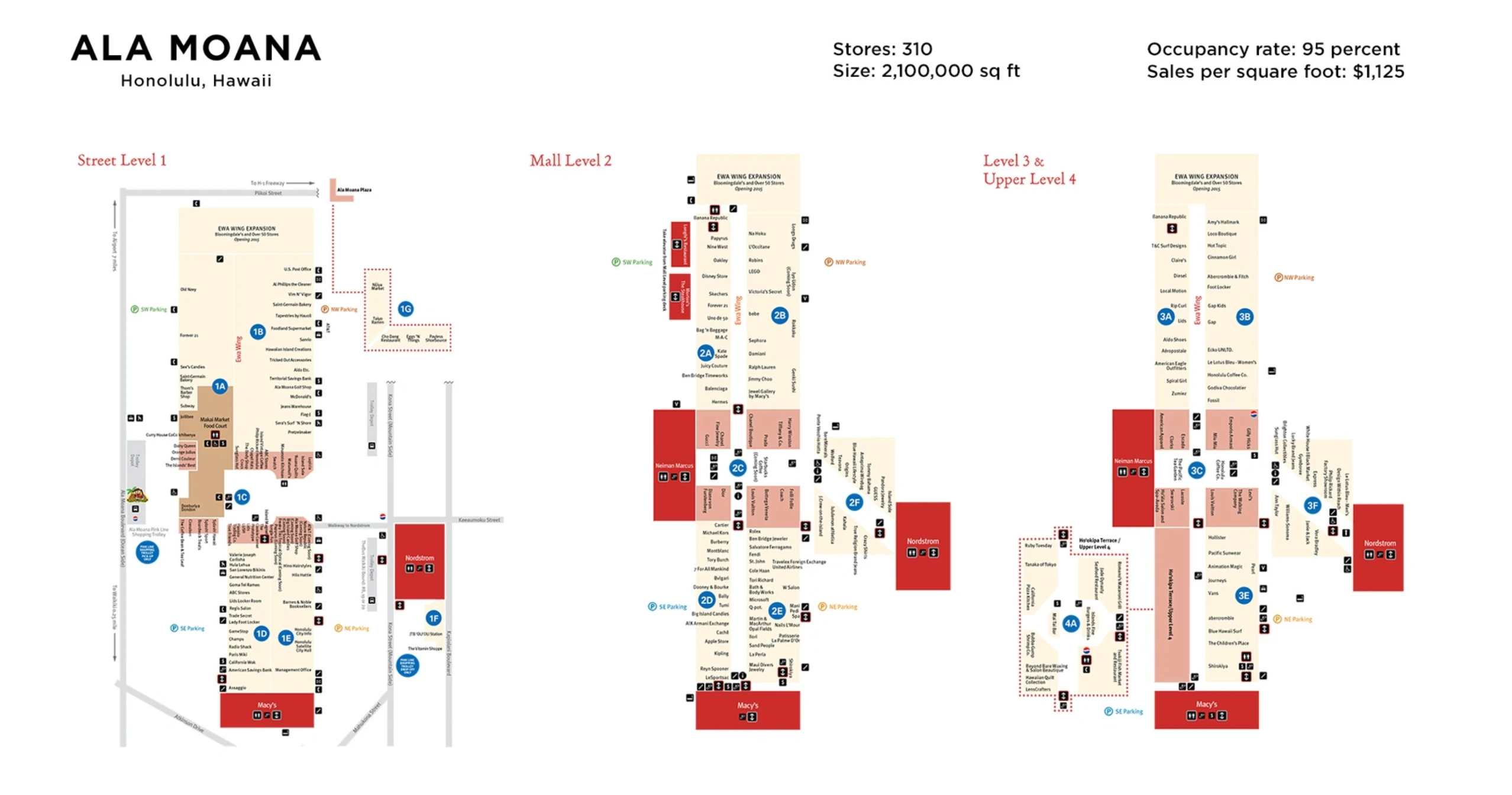 Ala Moana Center Food Court Map: Where to Eat at This Huge Mall?