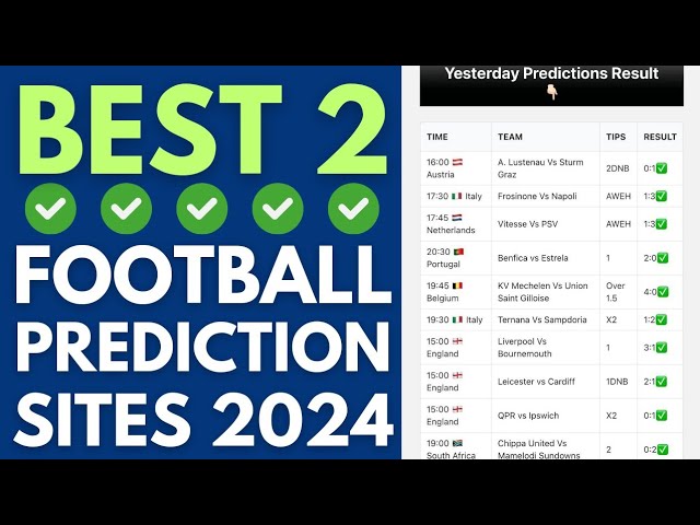 7 Expert Choices: Best Football Prediction Sites UK Revealed for 2024
