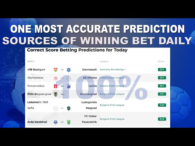 7 必备 Site That Predict Football Matches Correctly 驱动你的致胜盘口策略