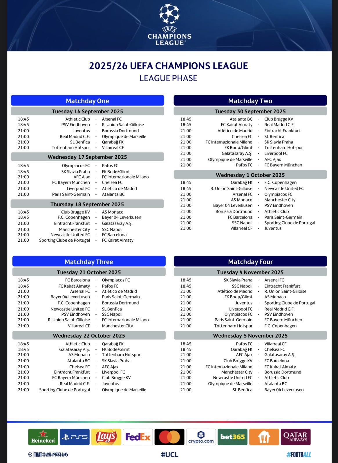 10 Ultimate Champions League Football Fixtures Secrets You Need to Know