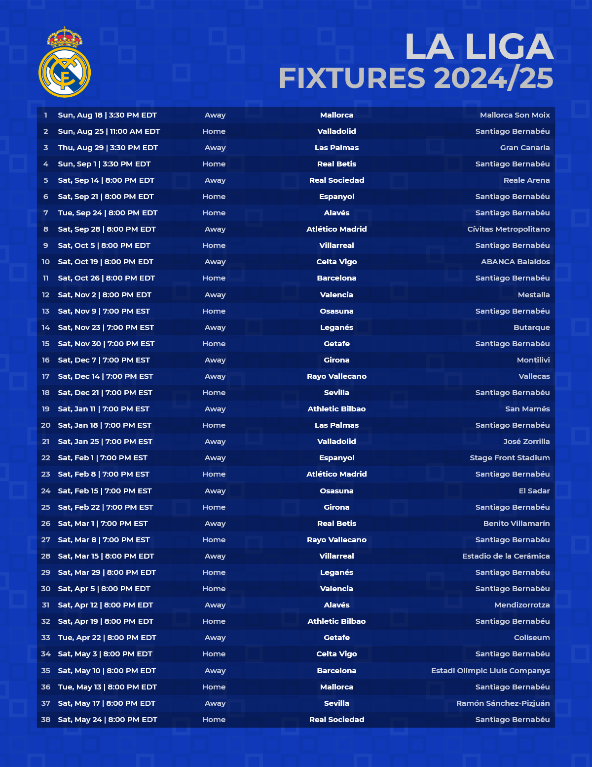 10 Must-Know Secrets of the Spanish League Schedule for 2024 Season
